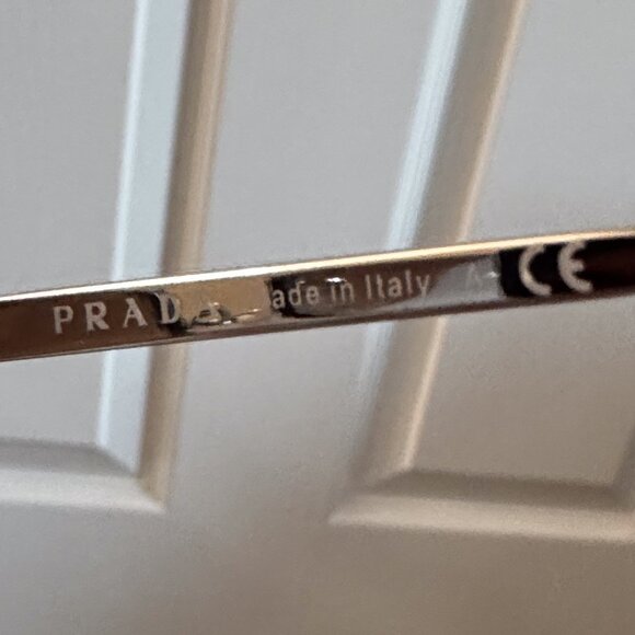 Prada Round Unisex Sunglasses (Tortoise/Silver/Pink) SPR 51S (2AU-4K0) - Picture 11 of 13